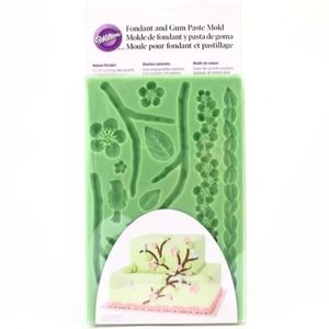 Wilton Silicone Nature Fondant Gumpaste Mold Cake Cupcake Wedding Decorations